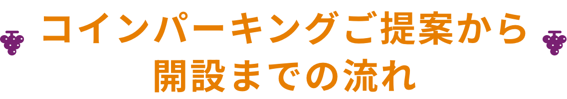 駐車場にするまでの流れ
